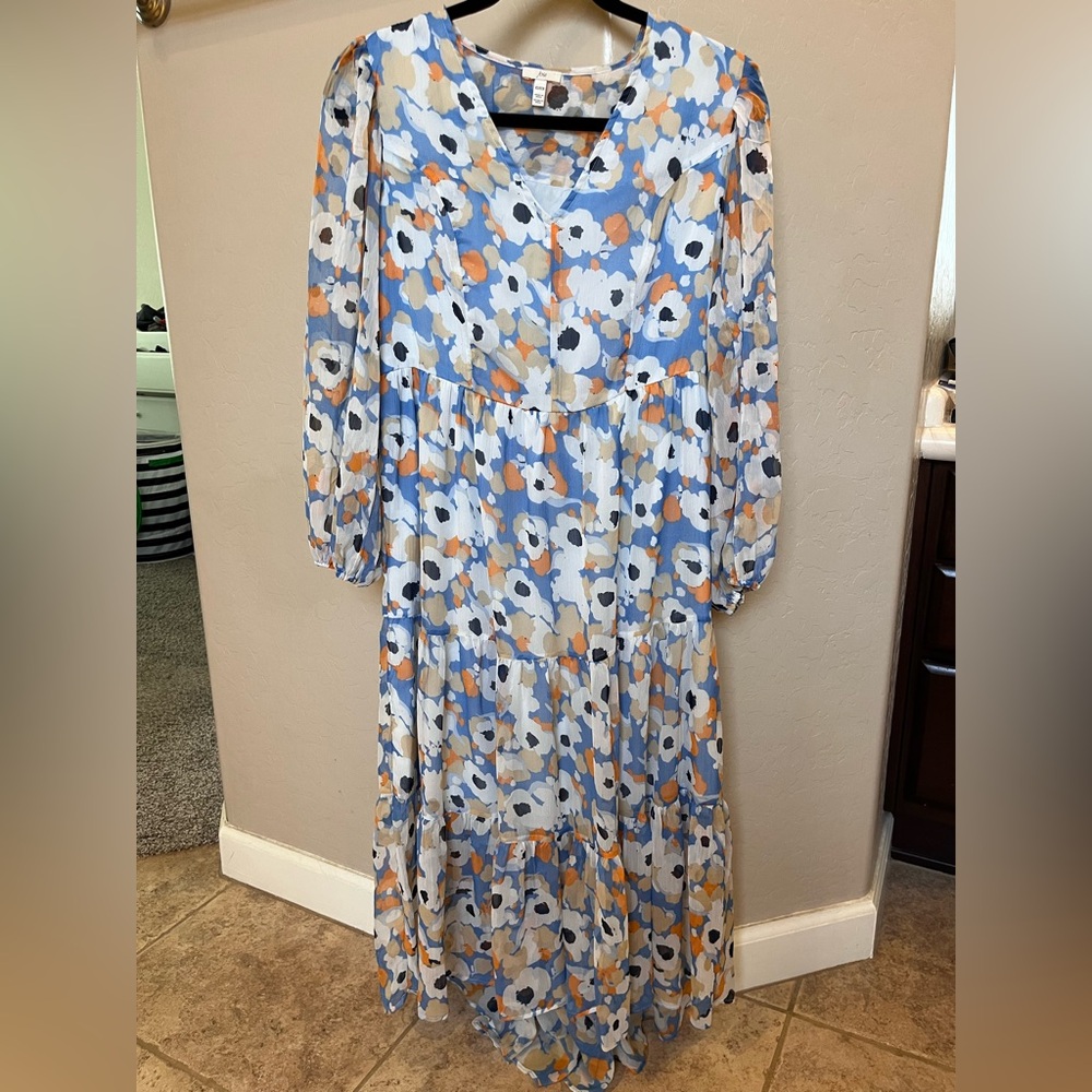Joie Floral Long Sleeve Dress